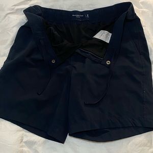 Abercrombie and Fitch Hybrid Lined Navy Blue 5in Shorts